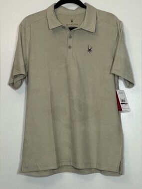 🆕 Spyder Men's Polo in Sandstone Beige